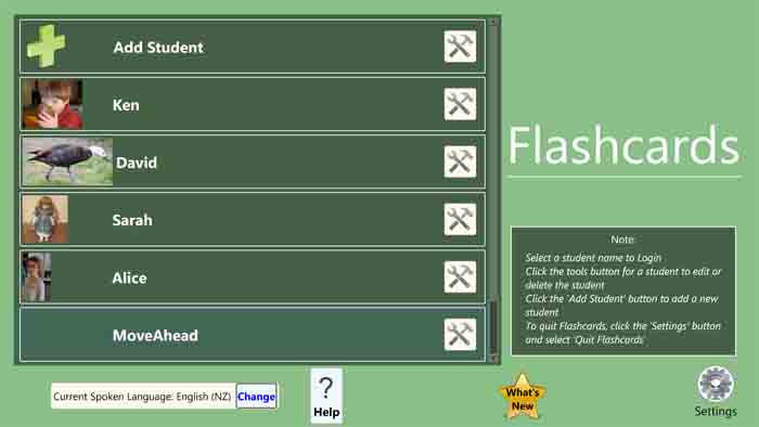 Flashcards – MoveAhead Software